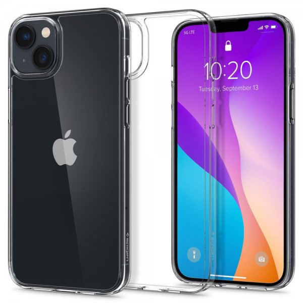 - iPhone 14 - Skal - Air Skin Hybrid - Crystal Clear