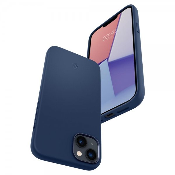 - iPhone 14 - Skal - Silicone Fit MagFit - Navy Blue