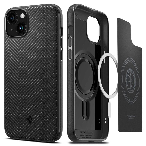 - iPhone 15 Plus - Skal - Mag Armor MagFit - Matte Black