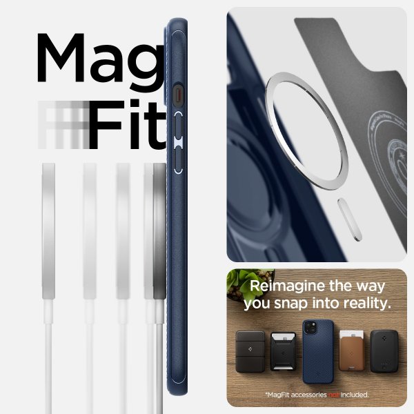 - iPhone 15 Plus - Skal - Mag Armor MagFit - Matte Black