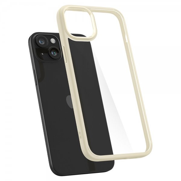 - iPhone 15 Plus - Skal - Ultra Hybrid - Mute Beige