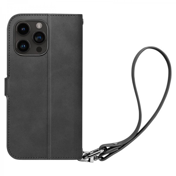 - iPhone 15 Pro Max - Fodral - Wallet S Pro - Svart