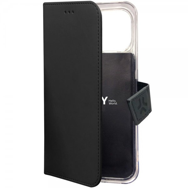 - iPhone 15 Pro Max - Fodral - Wally Wallet Case - Svart