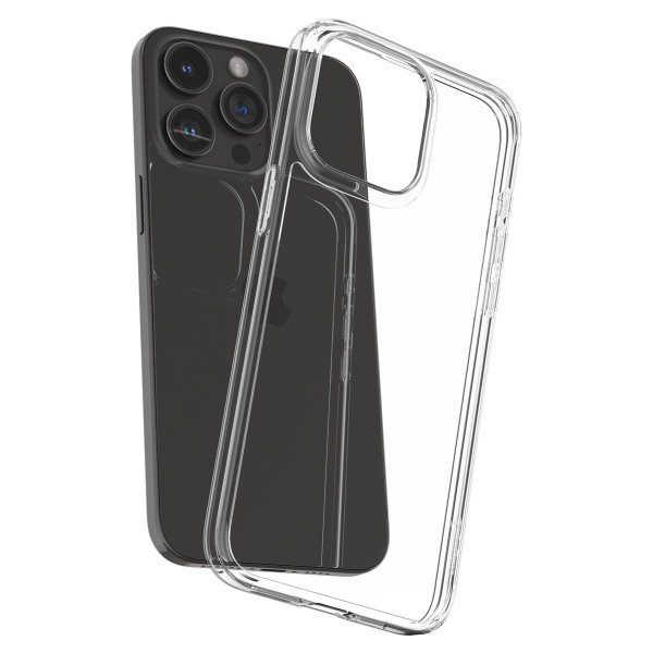 - iPhone 15 Pro Max - Skal - Air Skin Hybrid - Crystal Clear