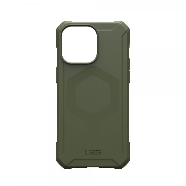 - iPhone 15 Pro Max - Skal - Essential Armor MagSafe - Olive Drab