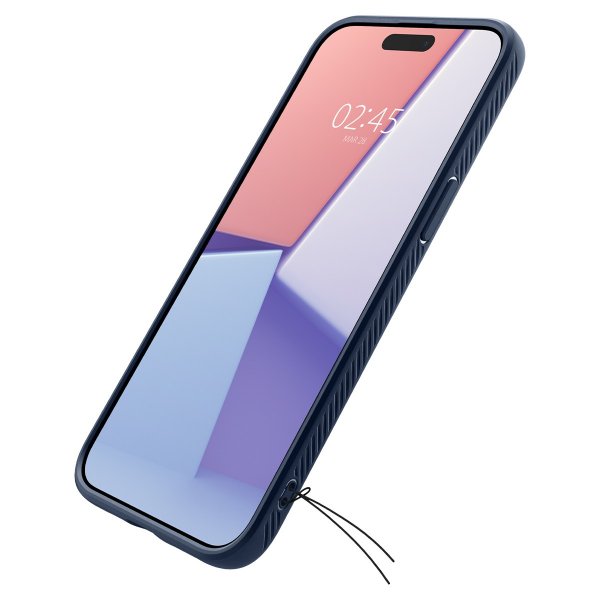 - iPhone 15 Pro Max - Skal - Liquid Air - Navy Blue