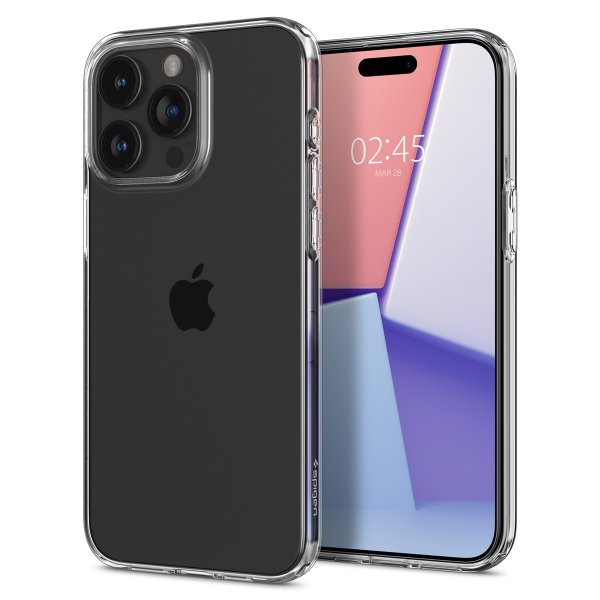 - iPhone 15 Pro Max - Skal - Liquid Crystal - Crystal Clear