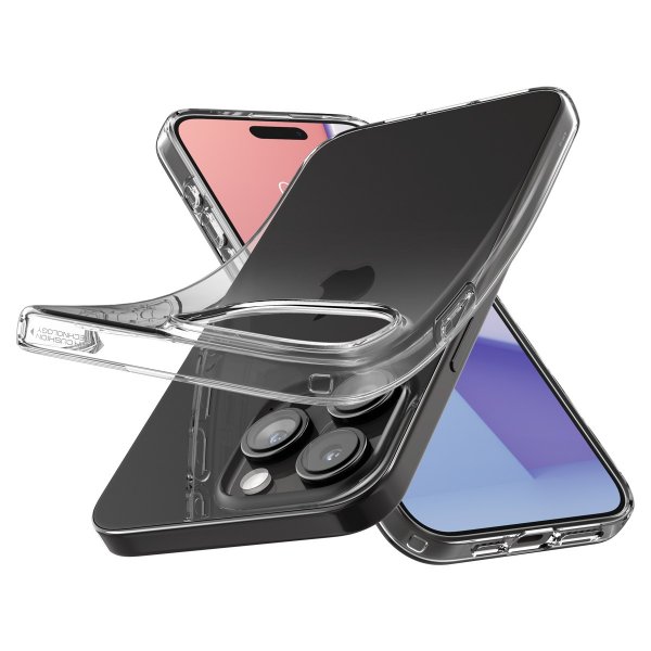 - iPhone 15 Pro Max - Skal - Liquid Crystal - Crystal Clear