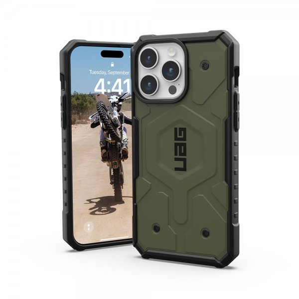 - iPhone 15 Pro Max - Skal - Pathfinder MagSafe - Olive Drab