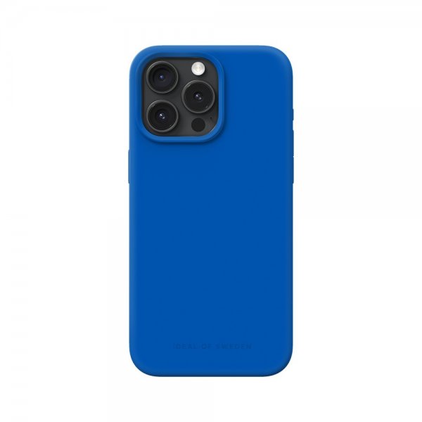 - iPhone 15 Pro Max - Skal - Silicone Case MagSafe - Cobalt Blue