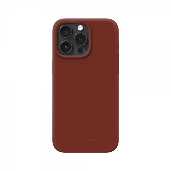- iPhone 15 Pro Max - Skal - Silicone Case MagSafe - Dark Amber