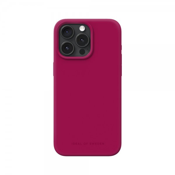 - iPhone 15 Pro Max - Skal - Silicone Case MagSafe - Magenta