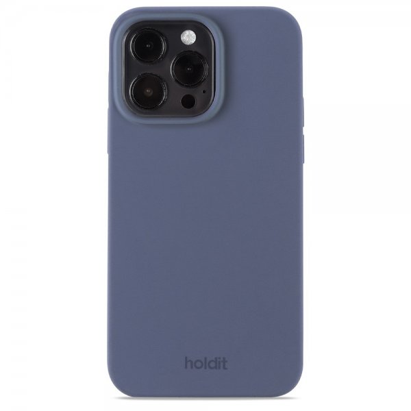- iPhone 15 Pro Max - Skal - Silikon - Pacific Blue