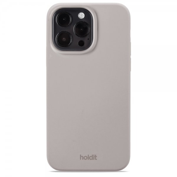 - iPhone 15 Pro Max - Skal - Silikon - Taupe