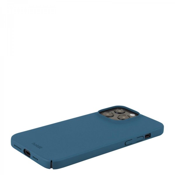 - iPhone 15 Pro Max - Skal - Slim Case - Denim Blue