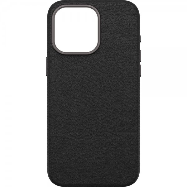 - iPhone 15 Pro Max - Skal - Symmetry Cactus Leather MagSafe - Noir Ash
