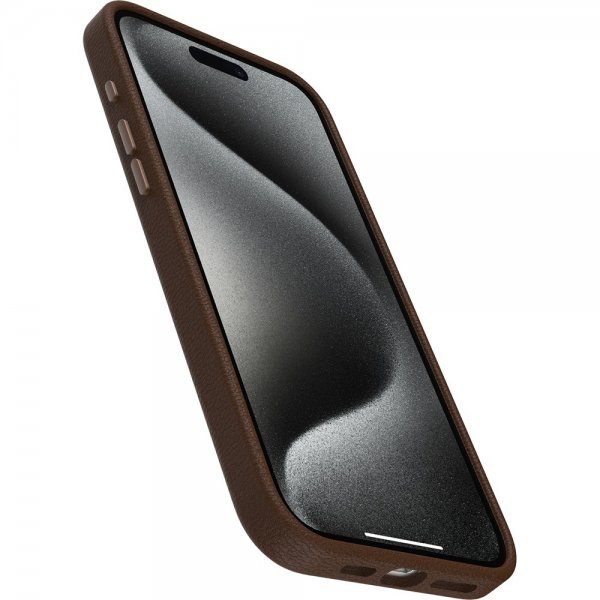 - iPhone 15 Pro Max - Skal - Symmetry Cactus Leather MagSafe - Rich Adobe