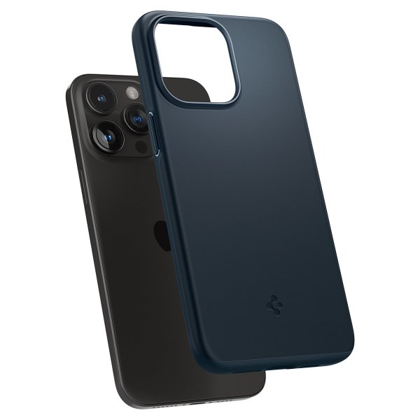 - iPhone 15 Pro Max - Skal - Thin Fit - Metal Slate