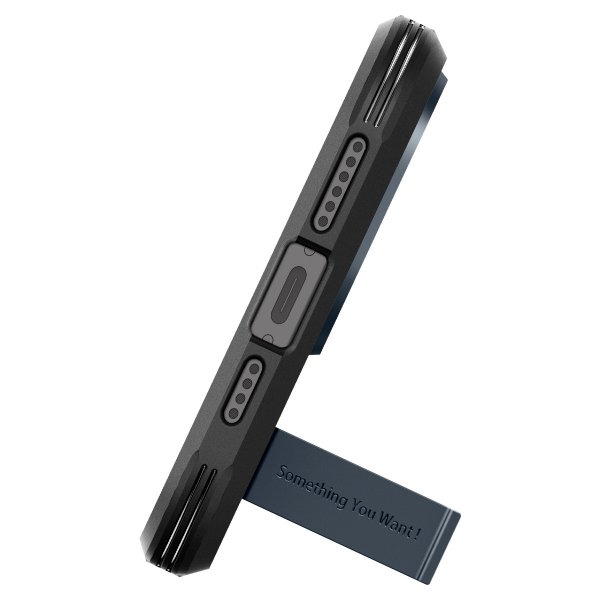 - iPhone 15 Pro Max - Skal - Tough Armor MagFit - Metal Slate