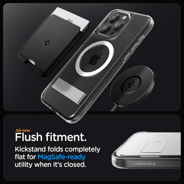 - iPhone 15 Pro Max - Skal - Ultra Hybrid S MagFit - Crystal Clear
