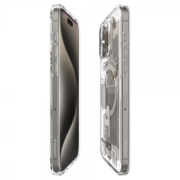 - iPhone 15 Pro Max - Skal - Ultra Hybrid Zero One MagFit - Natural Titanium