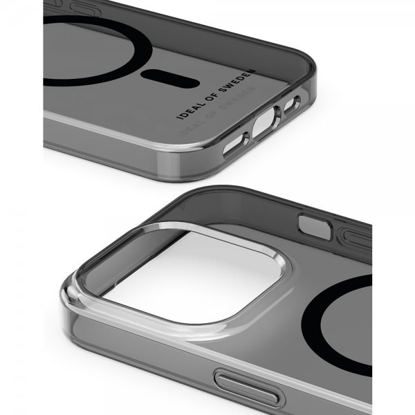 - iPhone 15 Pro - Skal - Clear Case MagSafe - Tinted Black