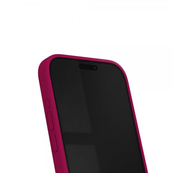 - iPhone 15 Pro - Skal - Silicone Case MagSafe - Magenta