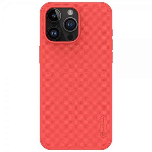 - iPhone 15 Pro - Skal - Super Frosted Shield Pro - Röd