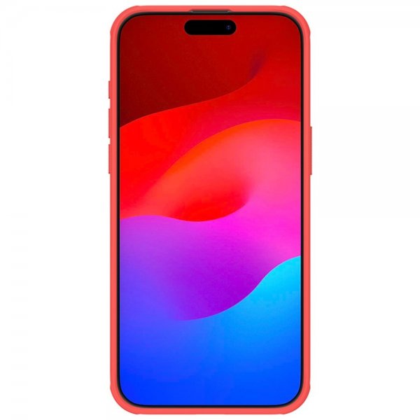 - iPhone 15 Pro - Skal - Super Frosted Shield Pro - Röd