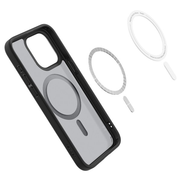 - iPhone 15 Pro - Skal - Ultra Hybrid MagFit - Frost Black