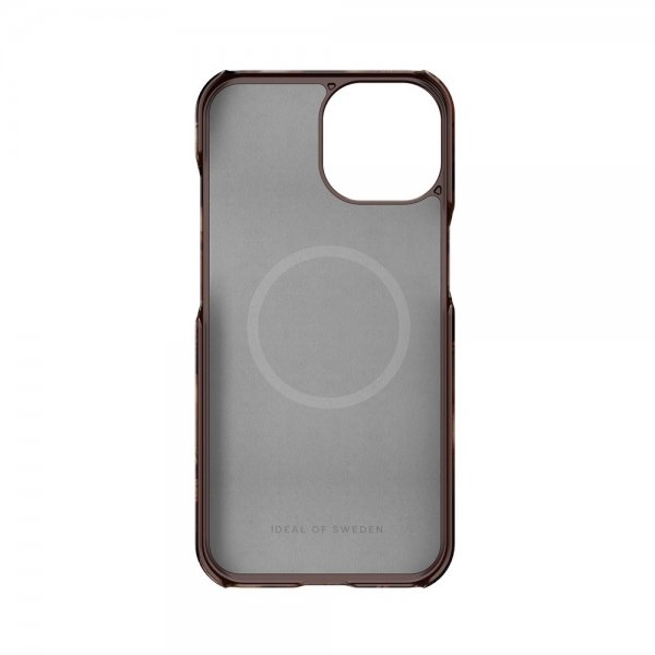 - iPhone 15 - Skal - Fashion Case MagSafe - Dark Amber Marble