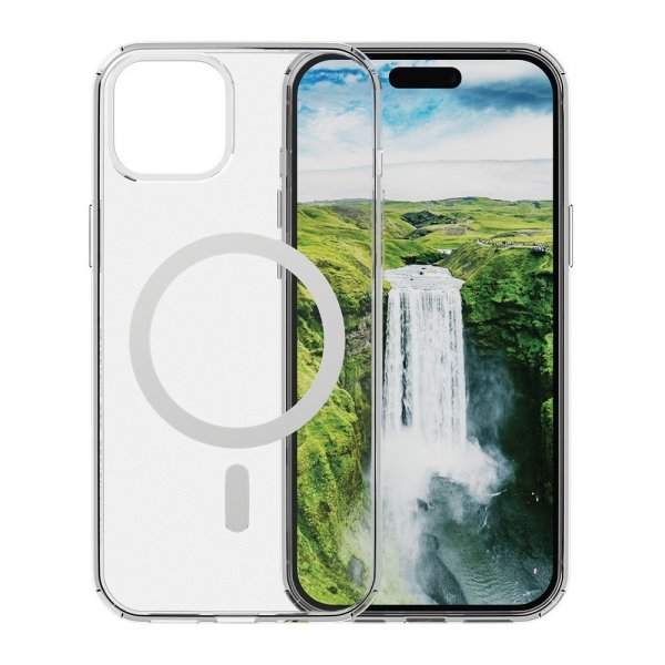 - iPhone 15 - Skal - Iceland Ultra D3O MagSafe - Transparent