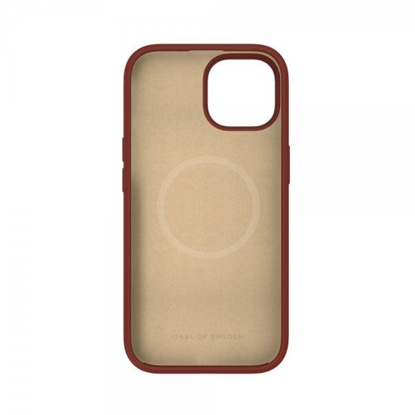 - iPhone 15 - Skal - Silicone Case MagSafe - Dark Amber