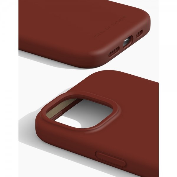 - iPhone 15 - Skal - Silicone Case MagSafe - Dark Amber