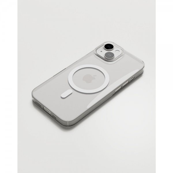 - iPhone 15 - Skal - Thin Case MagSafe Transparent
