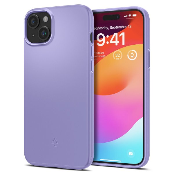 - iPhone 15 - Skal - Thin Fit - Iris Purple