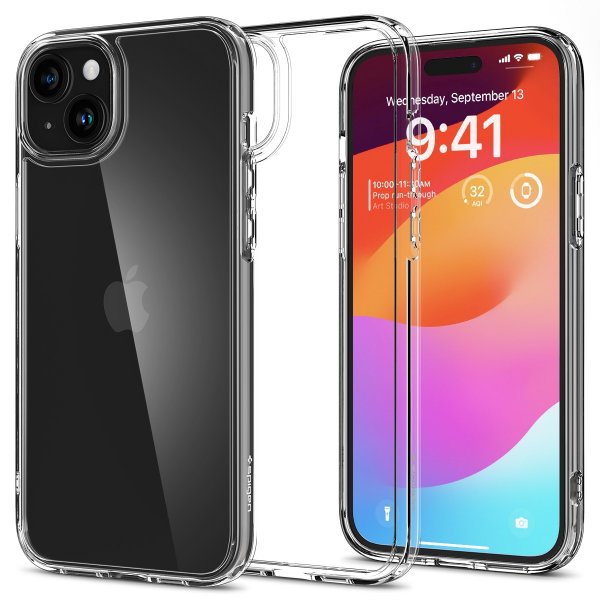 - iPhone 15 - Skal - Ultra Hybrid - Crystal Clear