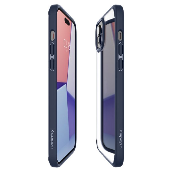 - iPhone 15 - Skal - Ultra Hybrid - Navy Blue