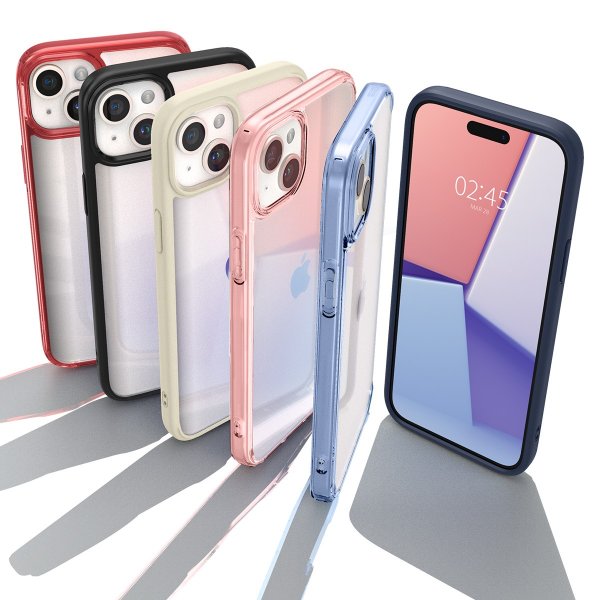 - iPhone 15 - Skal - Ultra Hybrid - Red Crystal