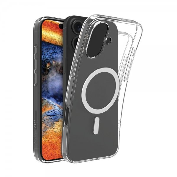 - iPhone 16 Plus - Skal - Greenland Pro MagSafe - Transparent