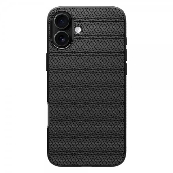- iPhone 16 Plus - Skal - Liquid Air - Matte Black