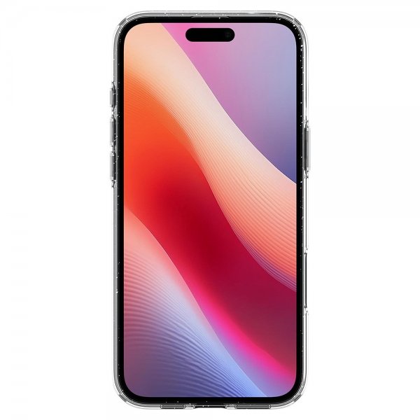 - iPhone 16 Plus - Skal - Liquid Crystal Glitter - Crystal Quartz
