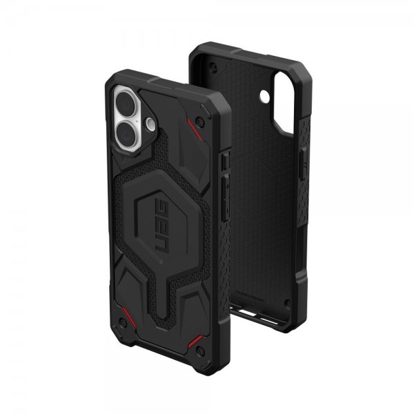 - iPhone 16 Plus - Skal - Monarch Pro Kevlar MagSafe - Svart