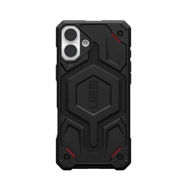 - iPhone 16 Plus - Skal - Monarch Pro Kevlar MagSafe - Svart