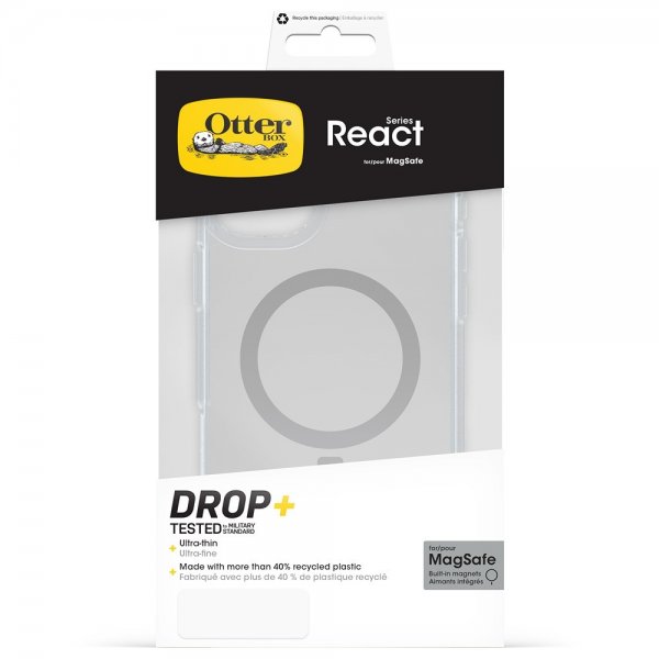 - iPhone 16 Plus - Skal - React MagSafe - Transparent