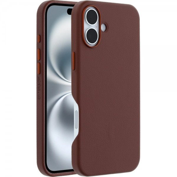 - iPhone 16 Plus - Skal - Symmetry Cactus Leather MagSafe - Rich Adobe
