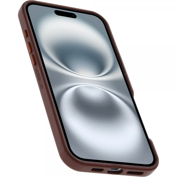 - iPhone 16 Plus - Skal - Symmetry Cactus Leather MagSafe - Rich Adobe