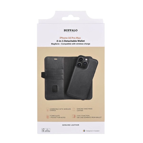 - iPhone 16 Pro Max - Fodral - 2-i-1 MagSeries - Svart