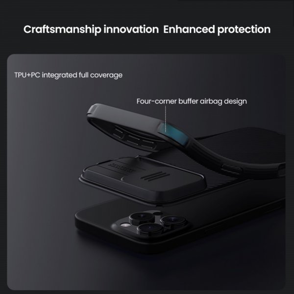 - iPhone 16 Pro Max - Skal - CamShield Pro MagSafe - Svart