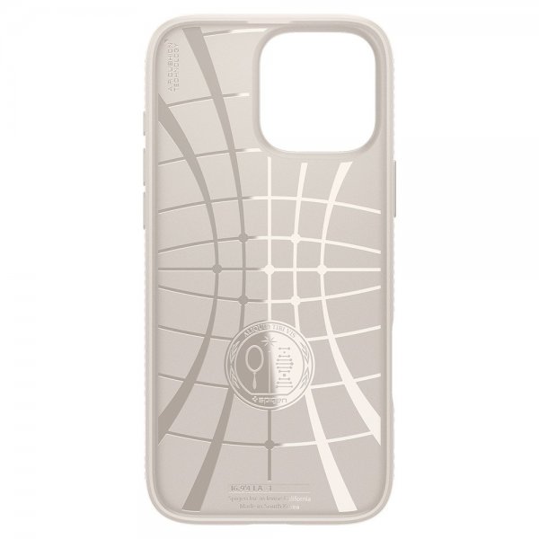 - iPhone 16 Pro Max - Skal - Liquid Air - Natural Titanium